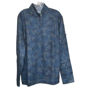 Woody’s Retro Lounge Digital Camo 1/4 Zip Pullover, Size XL, NWT‎